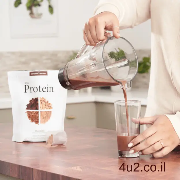 פודינג שוקו טבעי עשיר בחלבון